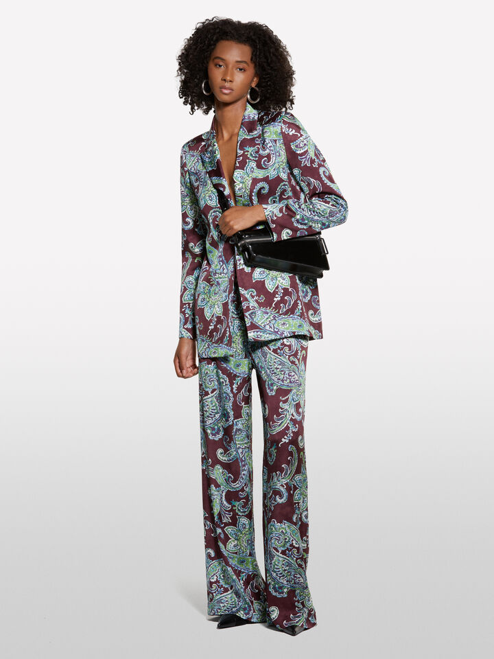 Μπλέιζερ ανοιχτό με σχέδια paisley - μπλέιζερ γυναικεία - Πολύχρωμο | Sisley image number 1